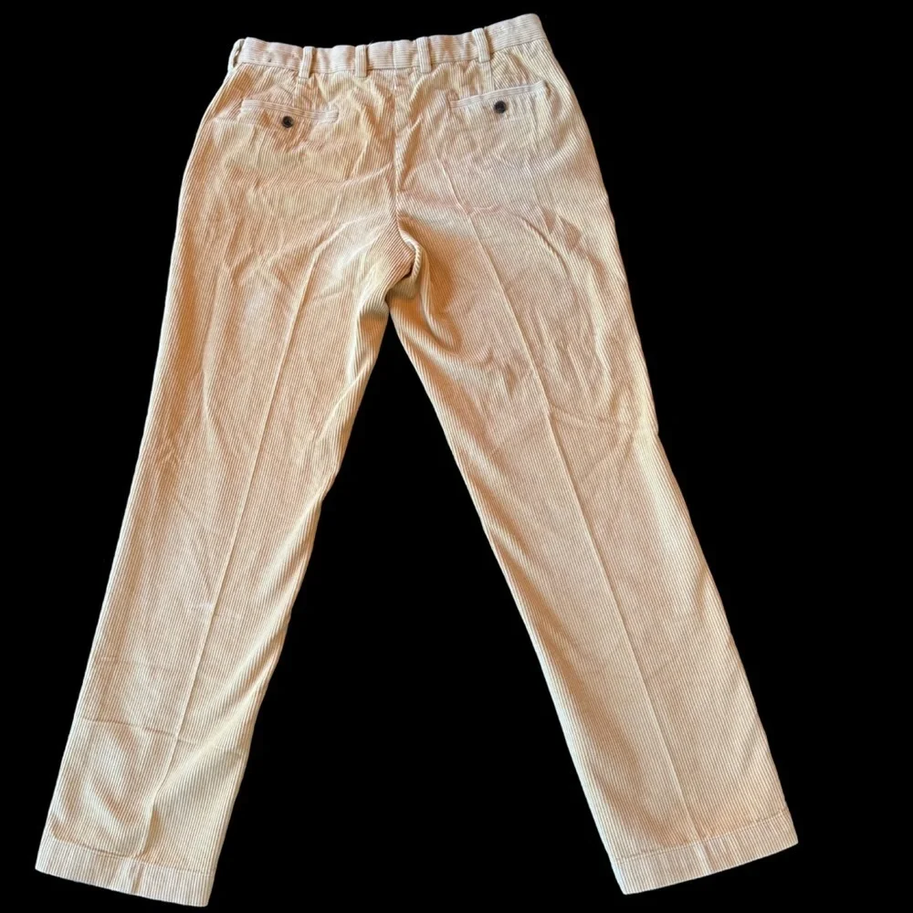 Men's Yellow Brooks Brothers Corduroy Pants